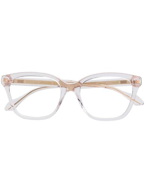 gucci 001s transparent glasses|clear frame gucci glasses.